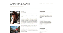 Desktop Screenshot of amandajclark.com